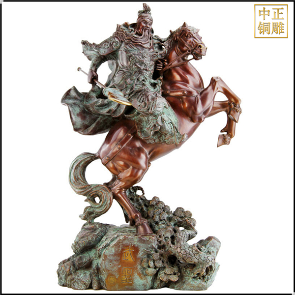 純銅騎馬銅關公擺件工藝品.jpg 純銅騎馬銅關公擺件工藝品.jpg